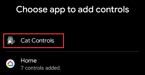 Выбор: Cat Controls