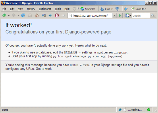 Установка Django на Debian Etch (Apache2/mod_python)