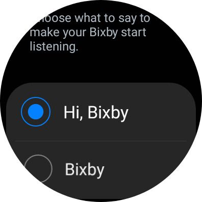 команды Bixby на Galaxy Watch