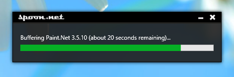 Загрузка полнофункционального приложения в облаке через Spoon.net
