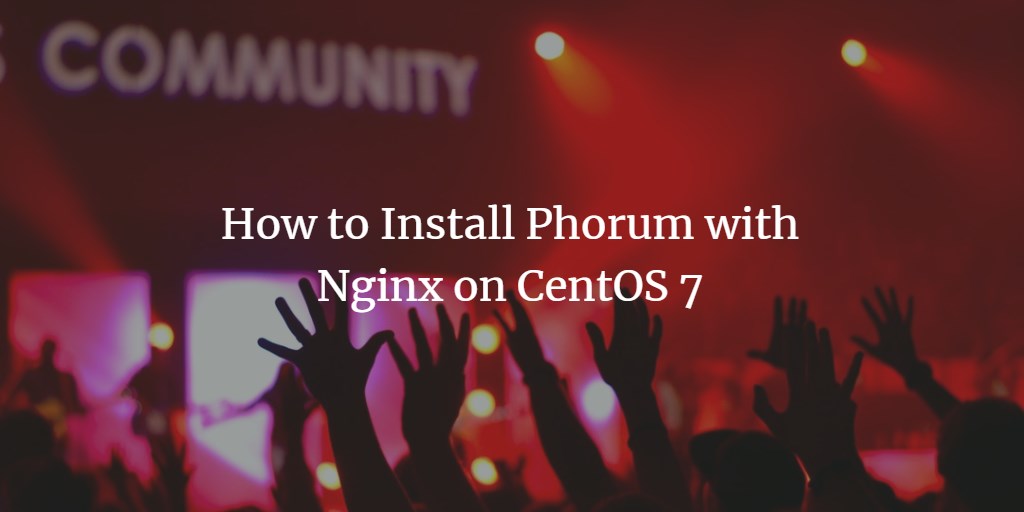 Установка Phorum на CentOS 7