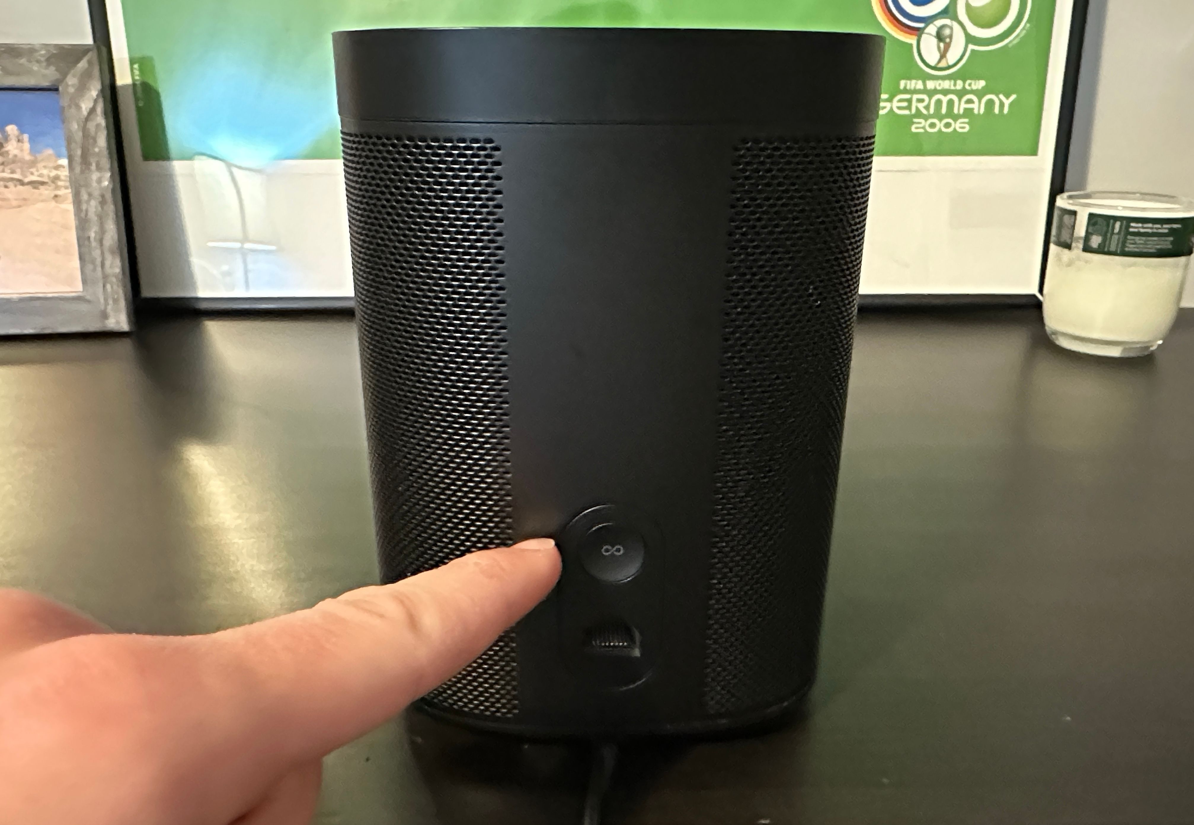 Кнопка Join на Sonos One с иконкой бесконечности