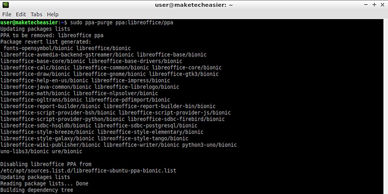Как удалить PPA и откатить пакеты в Ubuntu