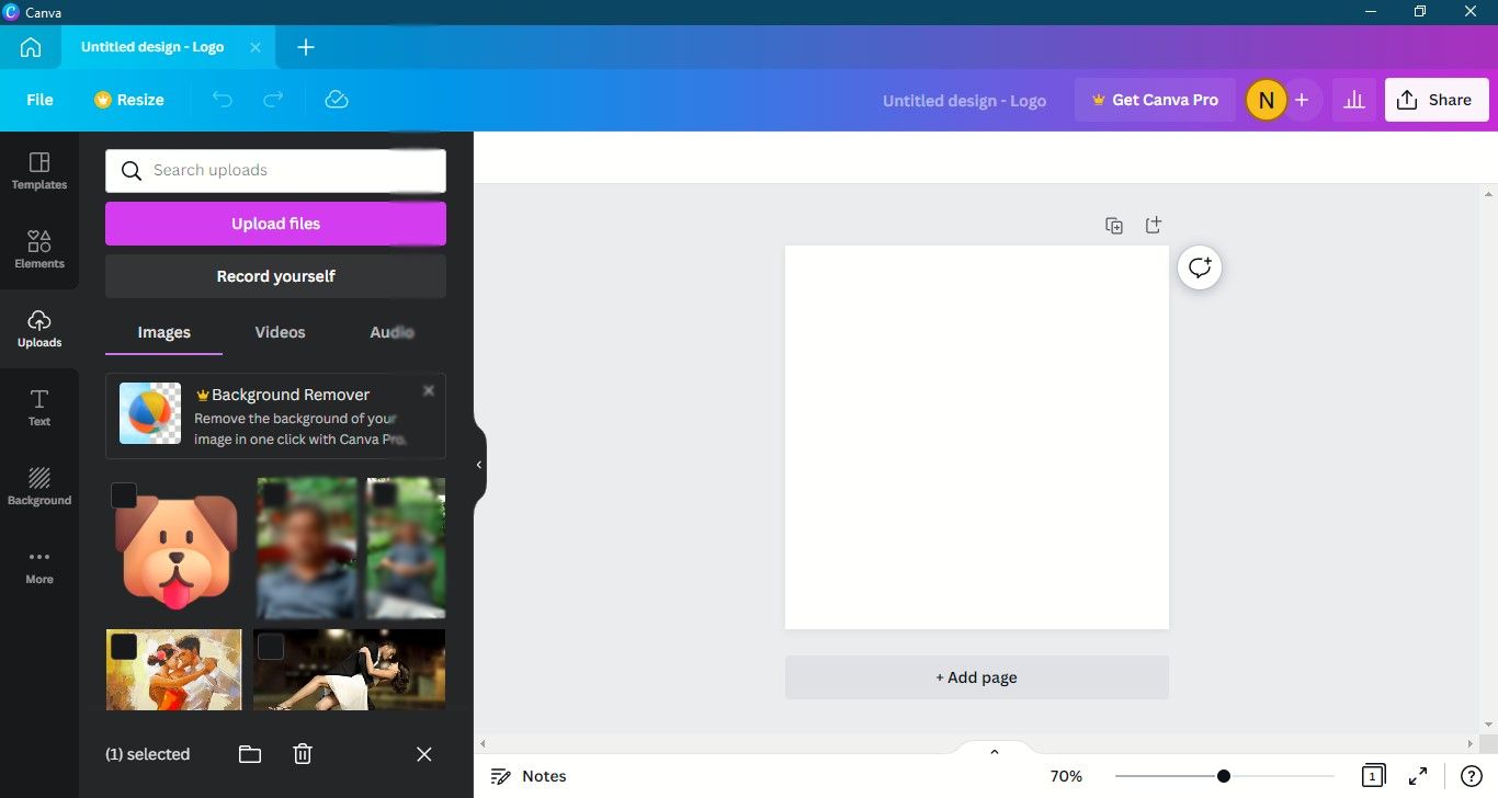Нажмите Upload files, чтобы выбрать эмодзи