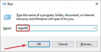Запуск редактора реестра