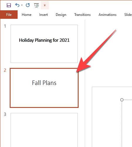 Выберите слайд, где хотите добавить цветной текст
