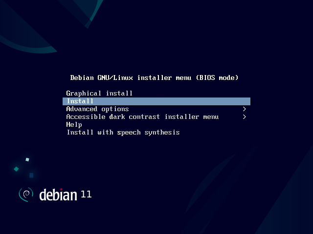 Минимальная установка Debian 11 Bullseye