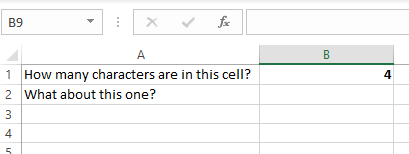Результат подсчёта указанного символа.