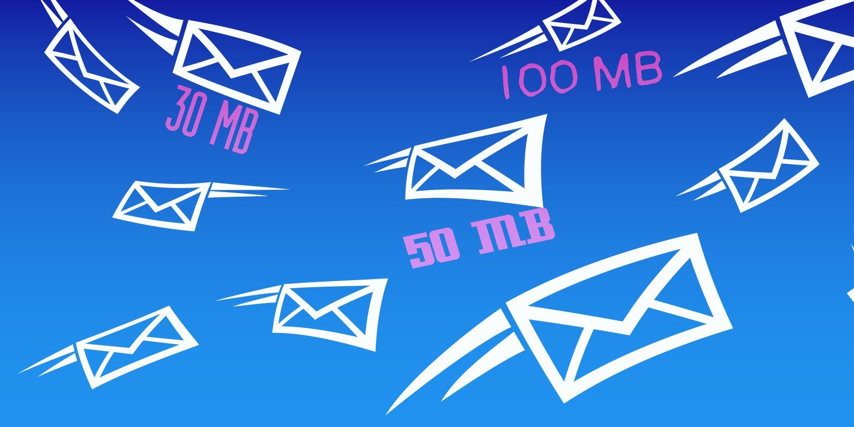 Как отправить большие файлы по почте