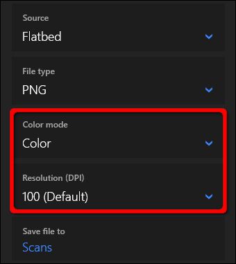 Настройки планшетного режима: цвет и разрешение