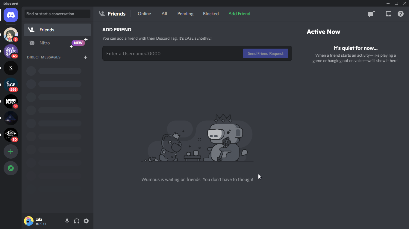 Режим полного экрана в Discord на Windows