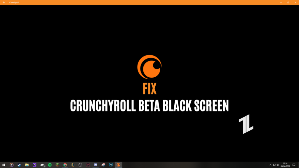 Crunchyroll Beta Black Screen