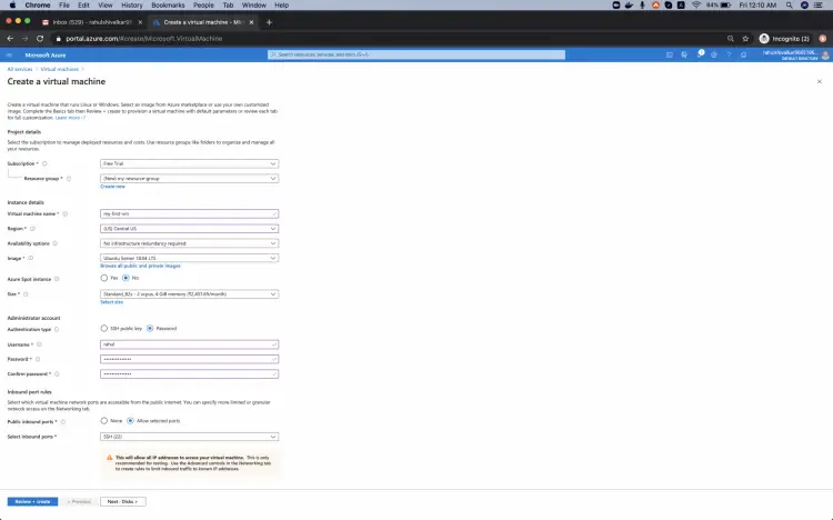 Опции дисков при создании VM