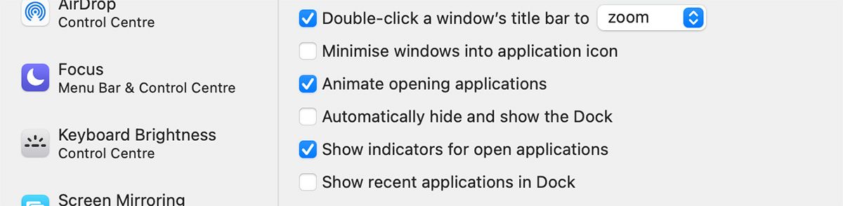 Скрыть Dock в macOS