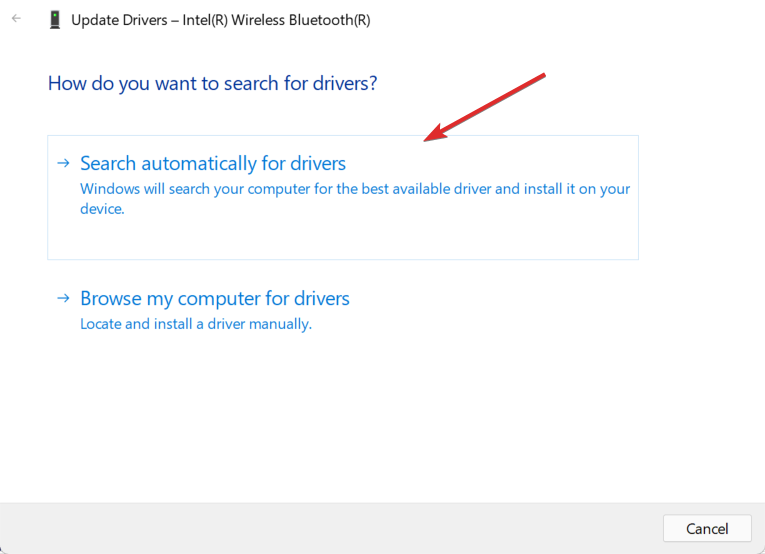 Ricerca automatica driver Windows Update