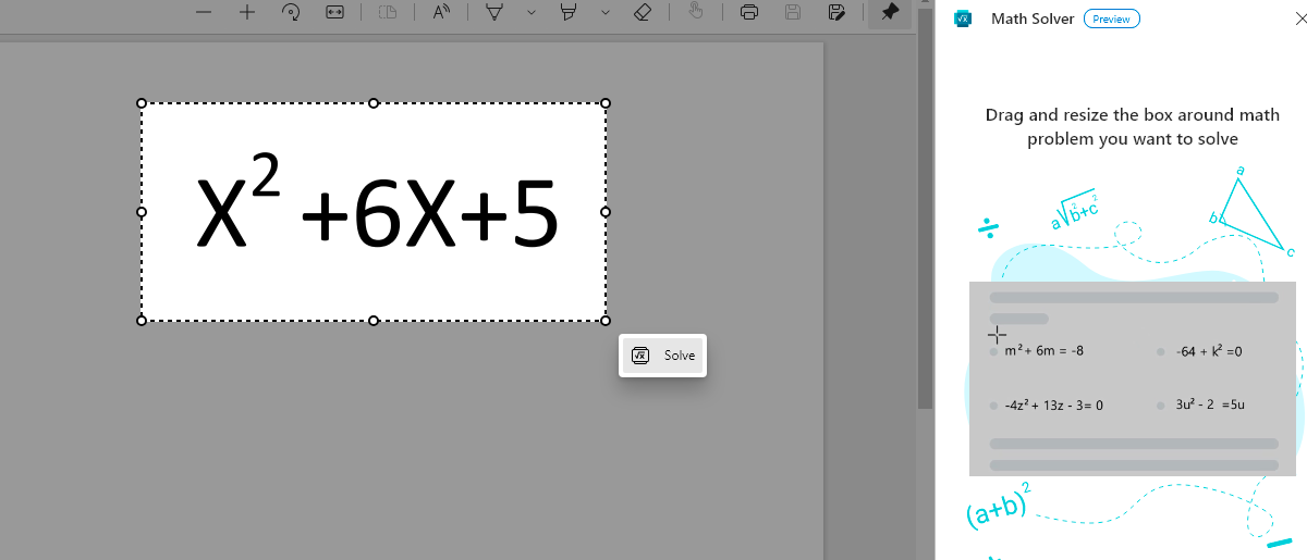 выбор задачи мышью