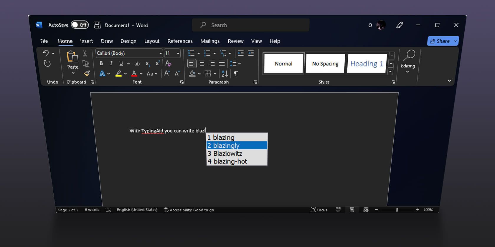 TypingAid: ускорьте набор в Windows