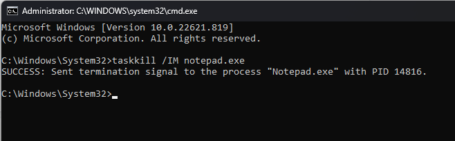 Завершение задач