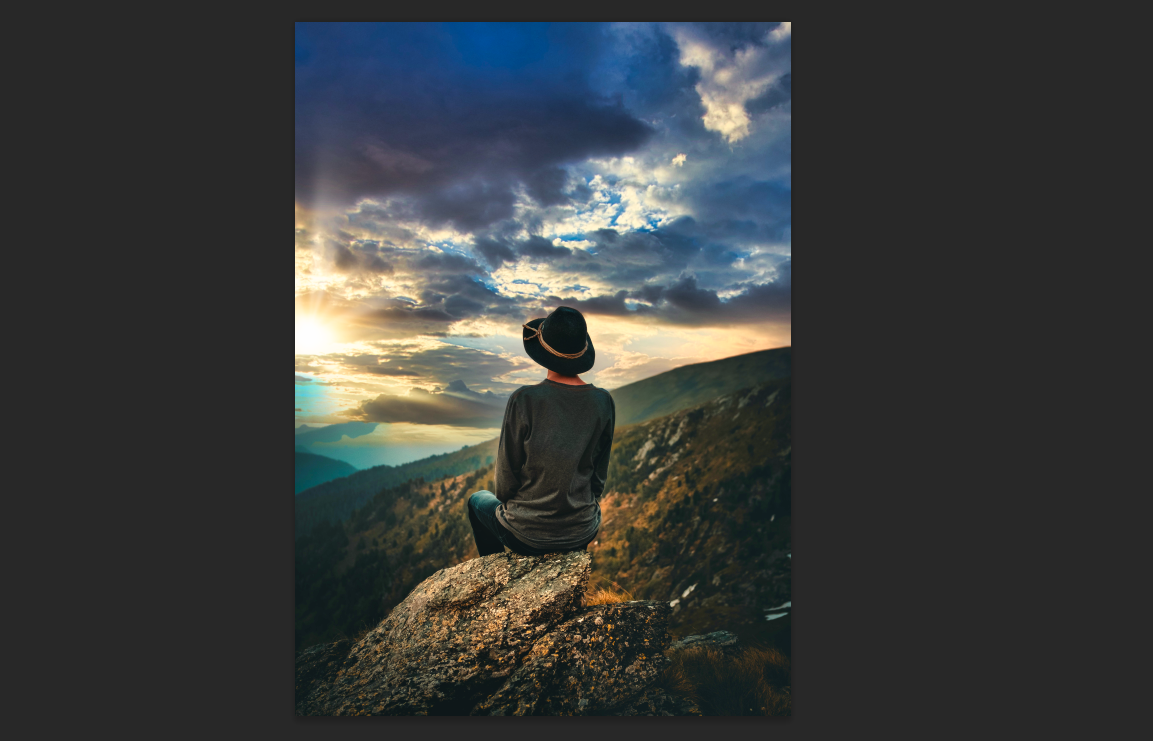 После — восстановленное небо и контраст