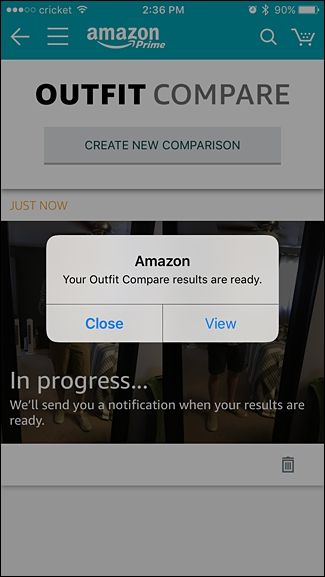 Результат сравнения нарядов с пояснениями