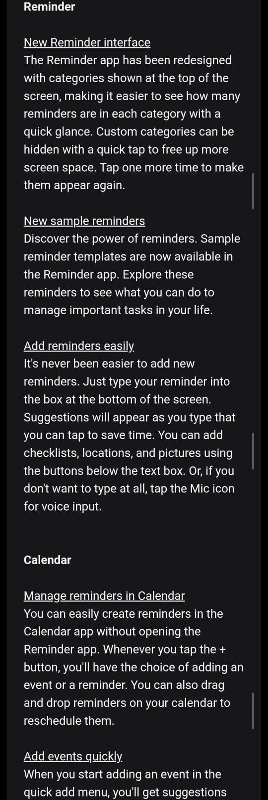 Скриншоты полного changelog One UI 8 — часть 3