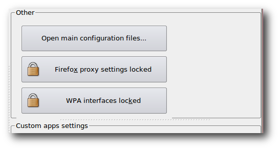 Блокировка настроек прокси Firefox и сетевых интерфейсов