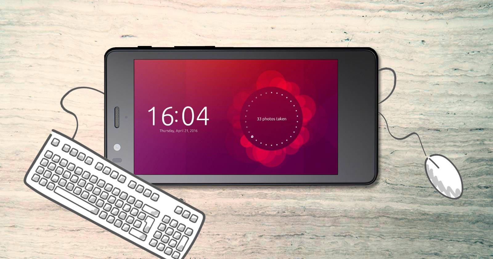 Телефон Ubuntu превращается в рабочий стол