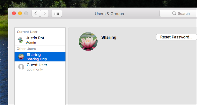 Подтверждение создания Sharing Only аккаунта