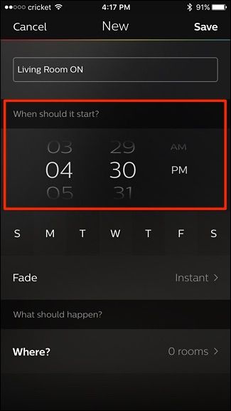 Выбор времени для рутины
