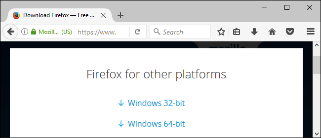 Скачать Firefox для других платформ и языков