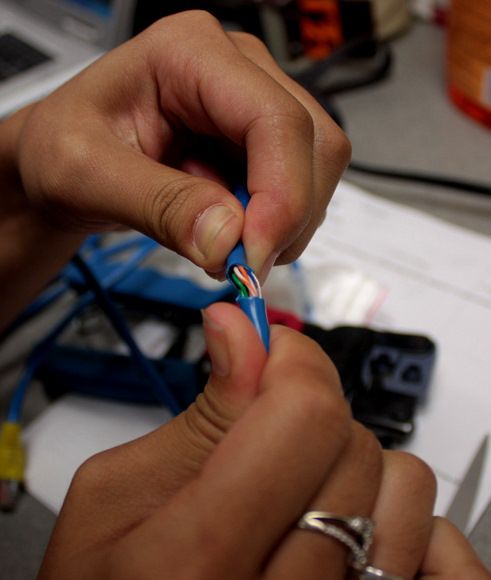 Витые пары и их расположение