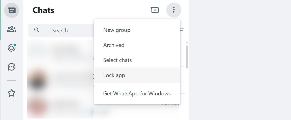процесс выхода из аккаунта WhatsApp Web
