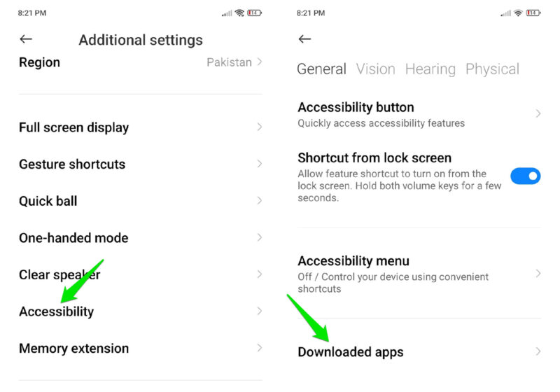 Servicio de Accesibilidad en Android
