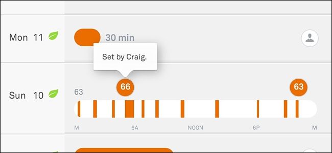 Запись автоматического изменения через IFTTT в истории Nest