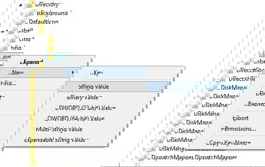 Создайте строковое значение NoWorkingDirectory.