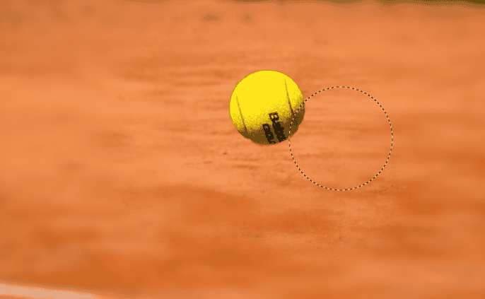 Закрашивание маски вокруг объекта для восстановления резкости