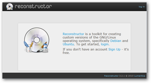 Создать Ubuntu Live CD с Reconstructor