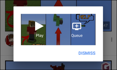 Кнопка очереди в приложении YouTube