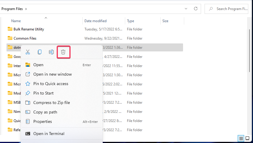 Удаление Riot Vanguard из папки Program Files