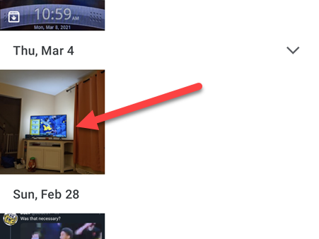 Выберите фото.