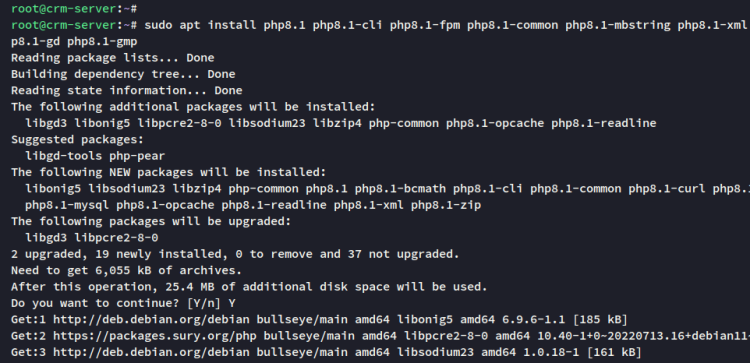 Установка PHP