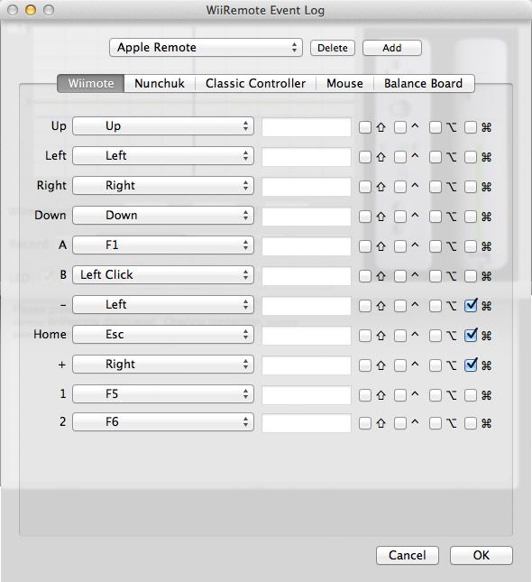 Окно DarwiinRemote с графиком показаний