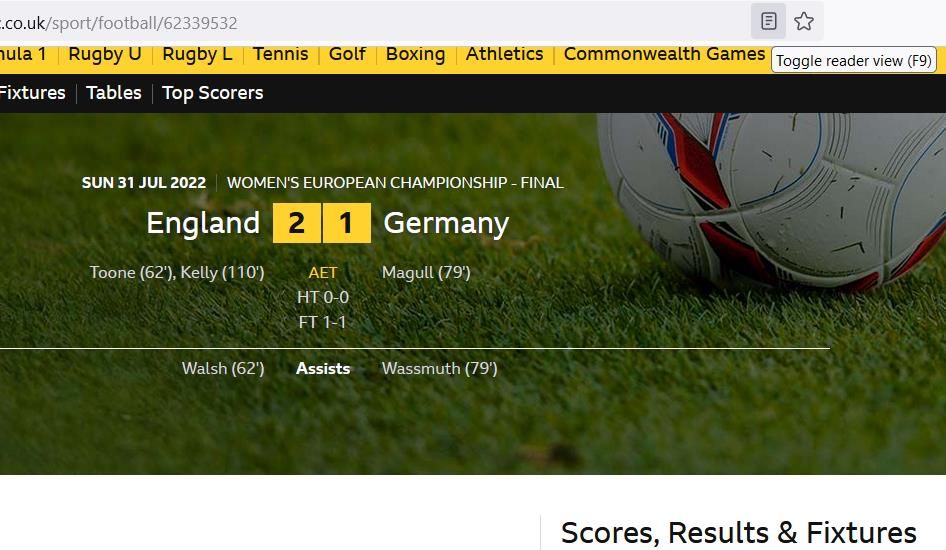 Кнопка переключения режима чтения в Firefox рядом с адресной строкой