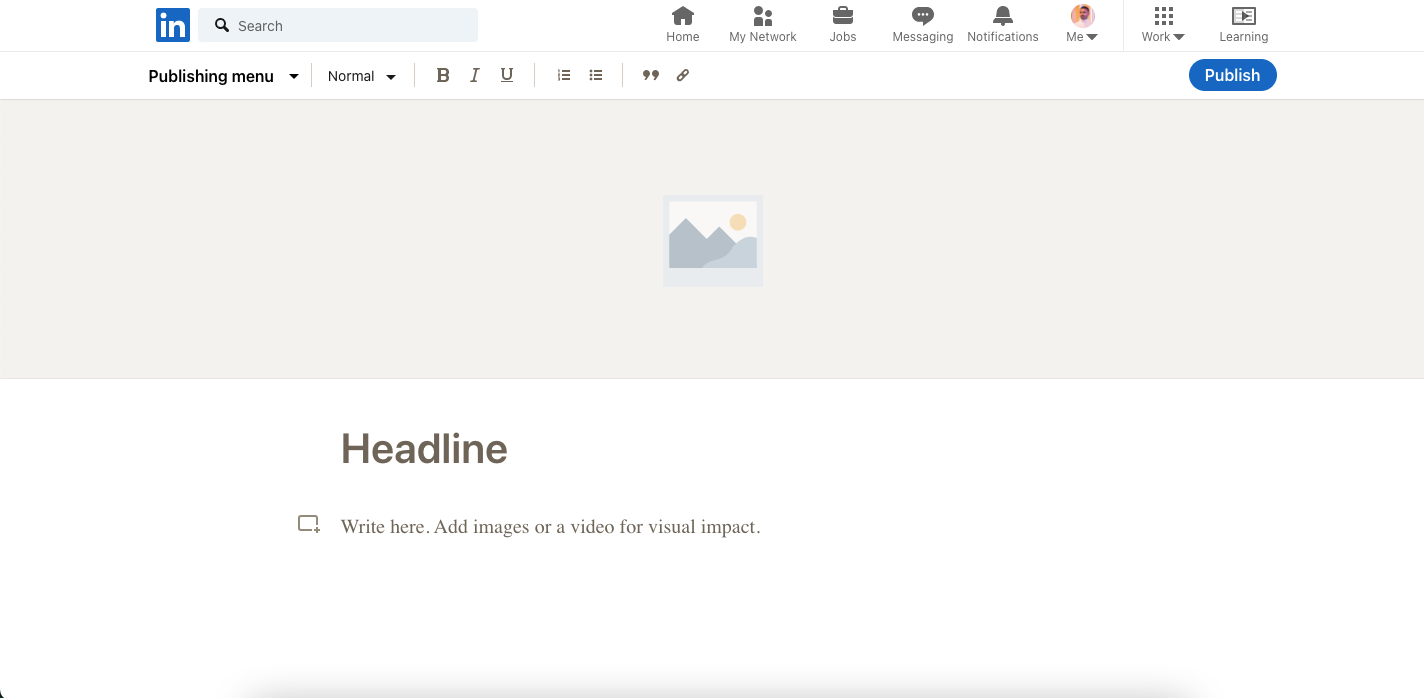 страница опубликованной статьи и её метрики просмотров