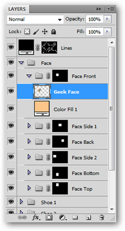 Пример слоя
