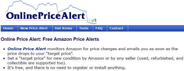 OnlinePriceAlert — сервис уведомлений о снижении цены