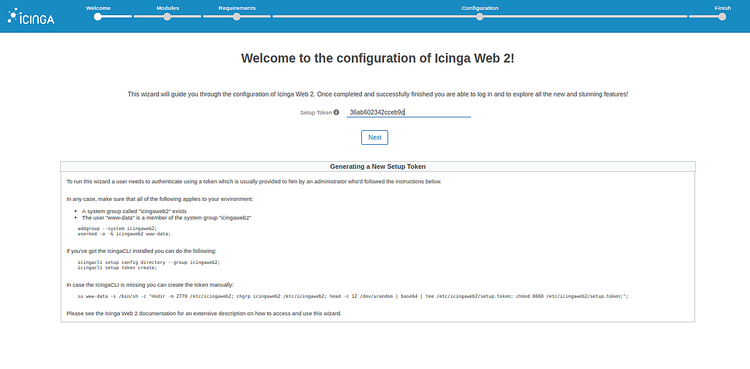Веб‑мастер Icinga Web 2