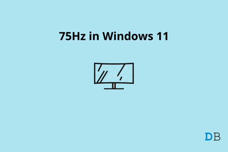 Как разогнать 60Hz монитор до 75Hz в Windows 11