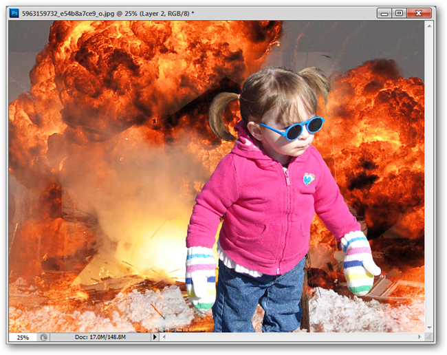 Маскирование проблемных зон, чтобы изображение выглядело натурально