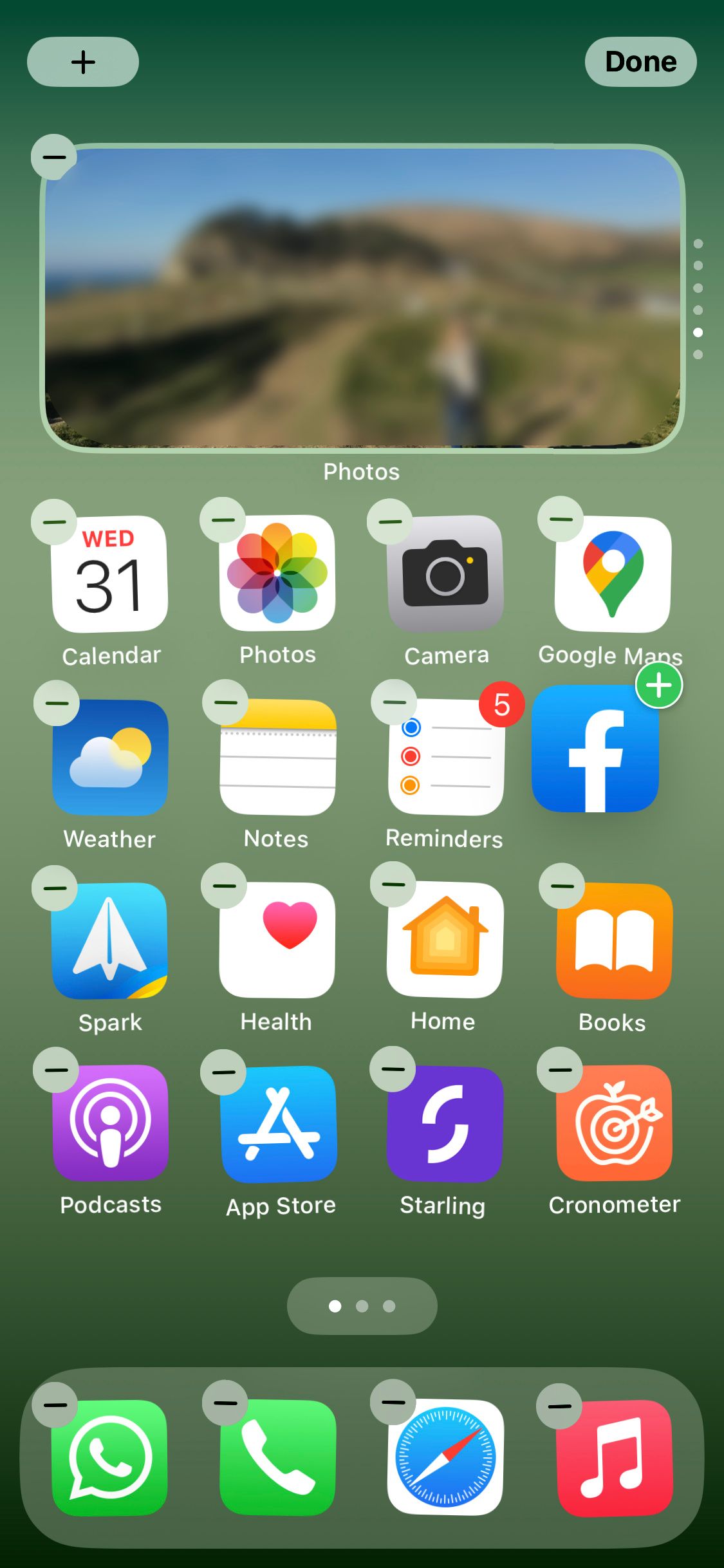 Перетаскивание приложения на главный экран iPhone